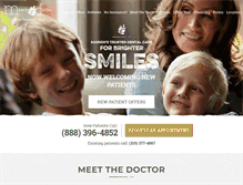 Tablet Screenshot of mariondental.org